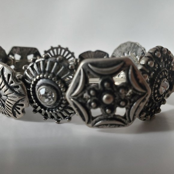 Silver Tone Bangle - Picture 2 of 4